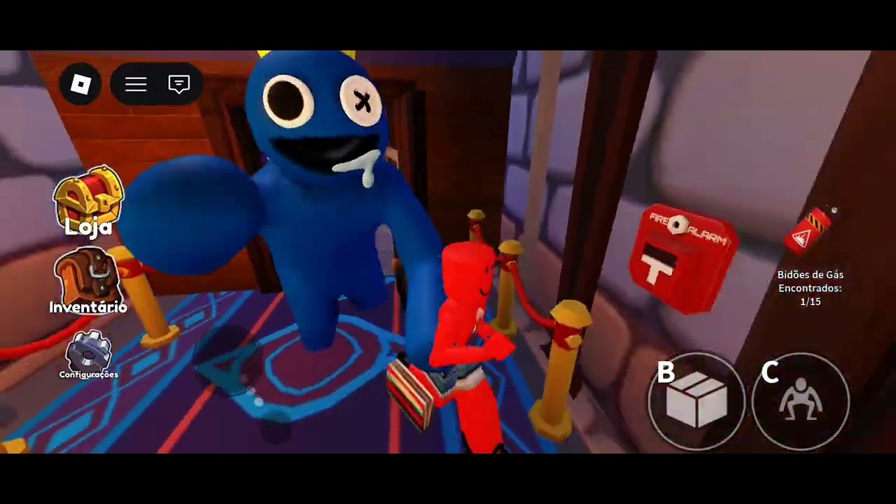 Joguei Rainbow friends Break in 2 e Scary shawarma.