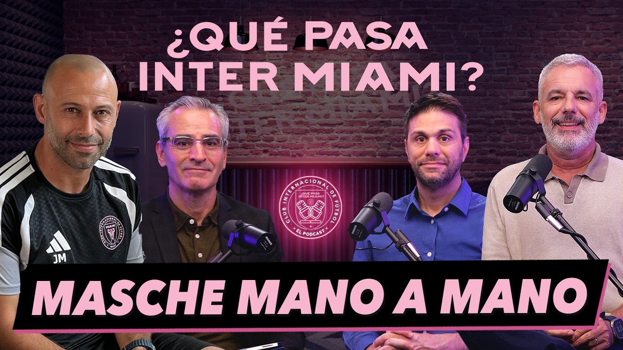 Javier Mascherano, exclusivo, en Qué Pasa Inter Miami