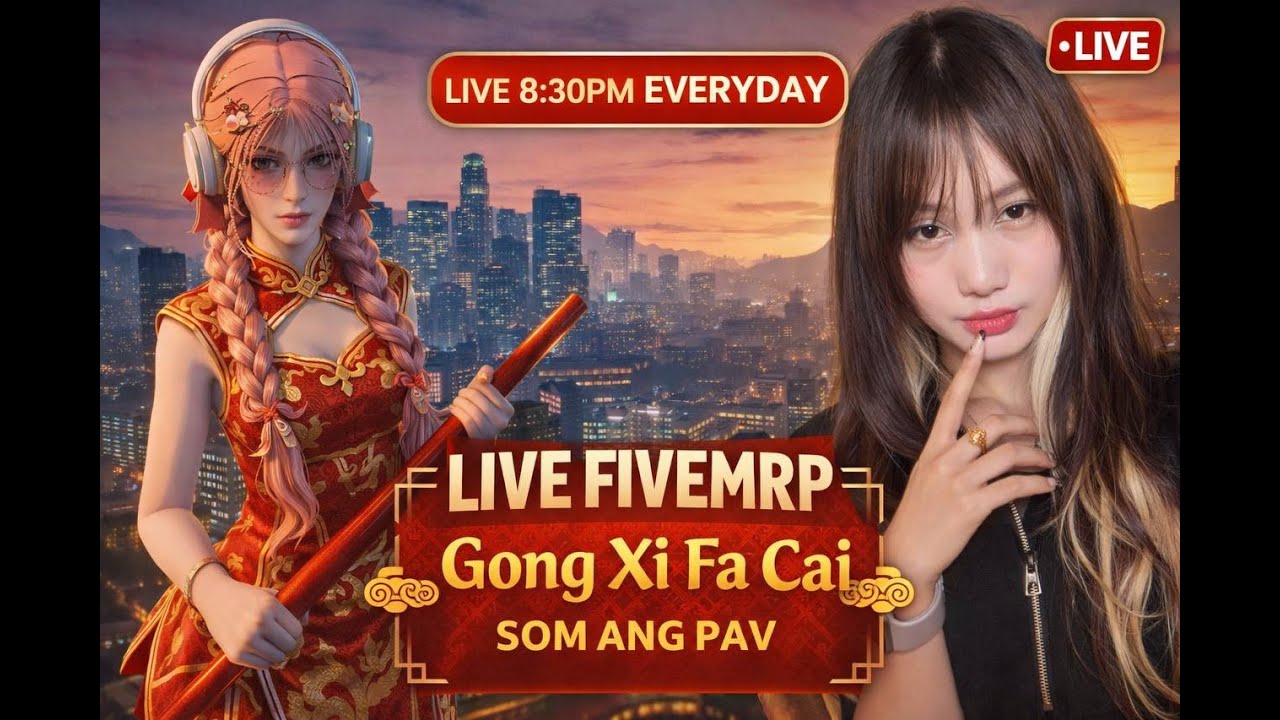 🛑 LIVE | ខែថ្មីហេងហេង 🧧 Xiao Xing in PPRP #pprp  #mottafivem fivem #gtaonline #gamingshorts #gta5