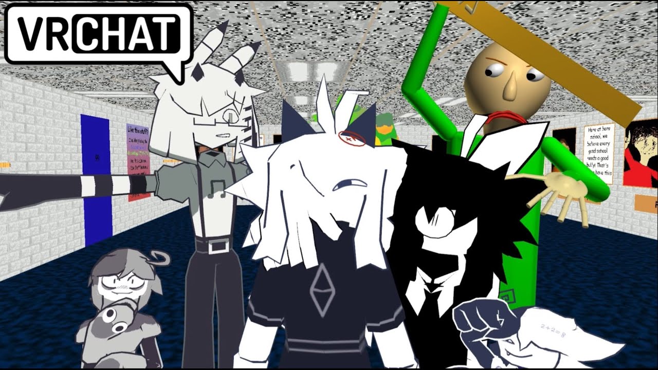Фундаментальное бумажное образование в школе Балди! (VRCHAT)