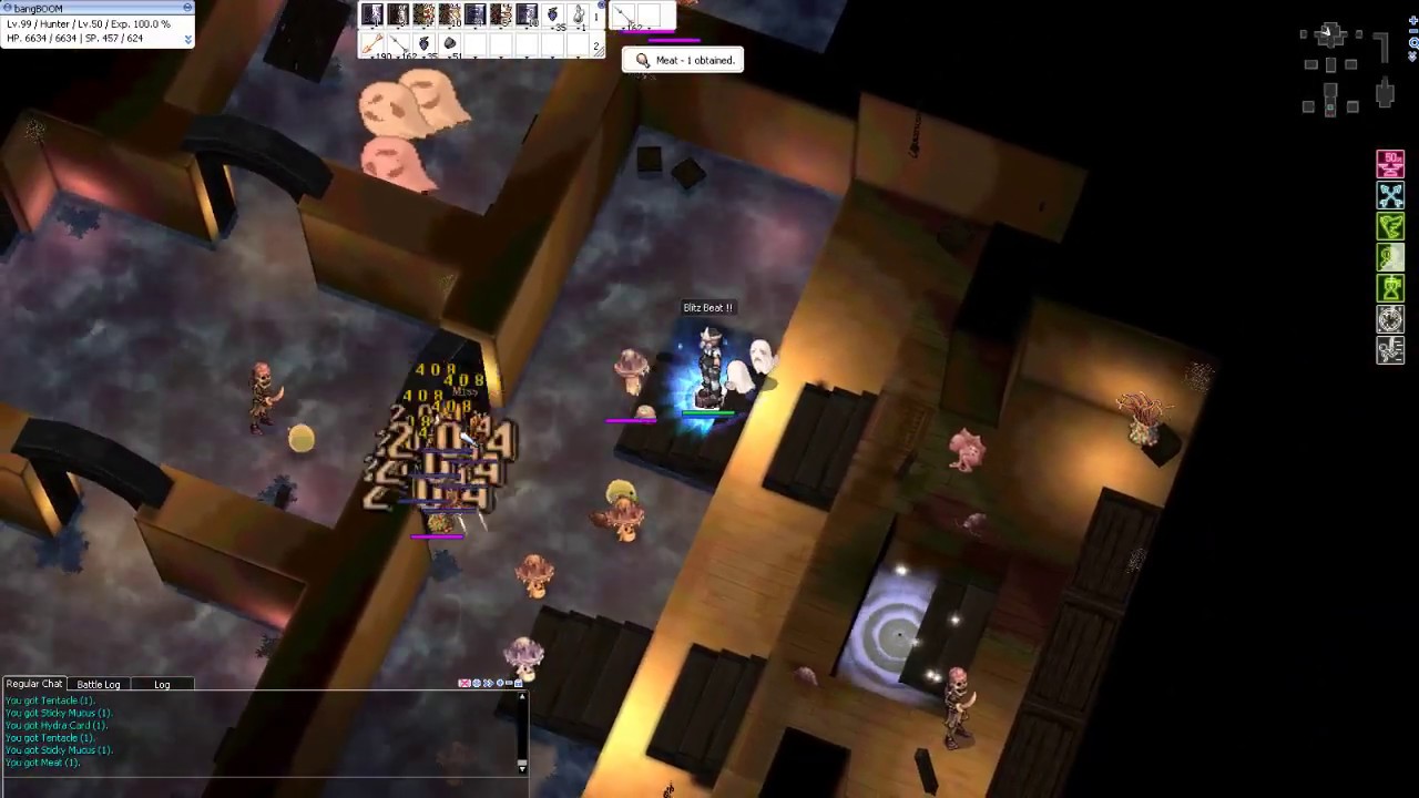 OriginsRO - Hunter vs Ghostring - Ragnarok Online MiniBoss Kill