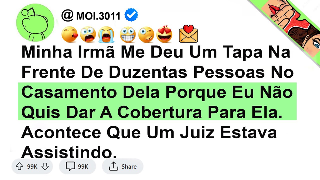 Minha Irmã Me Deu Um Tapa Na Frente De Duzentas Pessoas No Casamento Dela Porque Eu ...