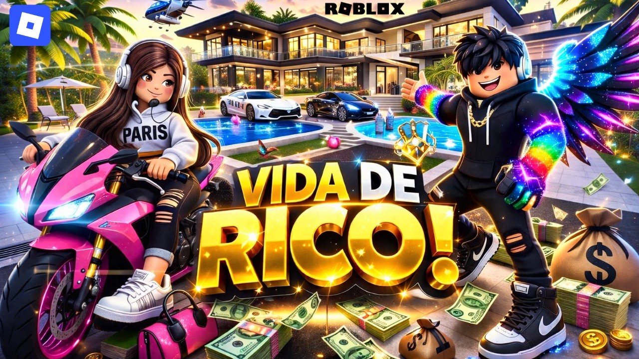 FICAMOS RICOS NO BROOKHAVEN! 💎🏠 Davi e Sophia #roblox #robloxbrasil