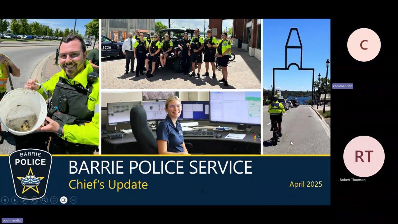 Barrie Police Service Board Meeting - April 17, 2025