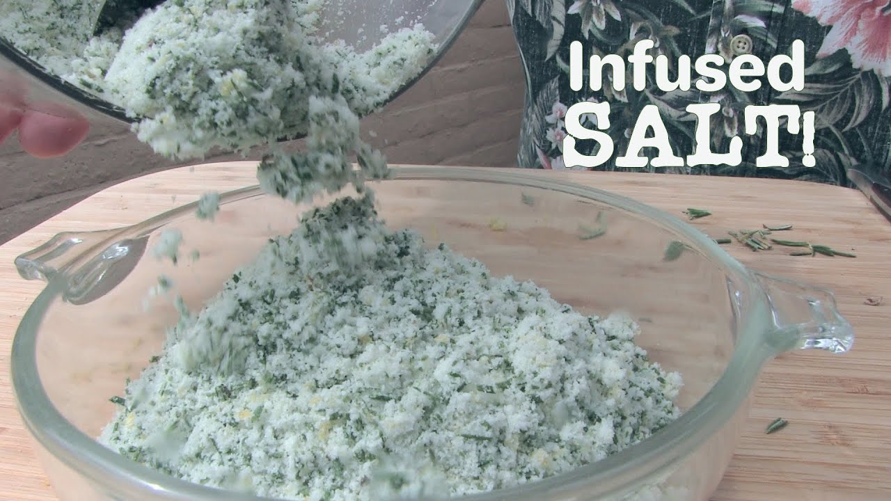 Lemon Rosemary Infused Salt