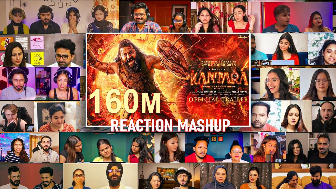 Kantara Chapter 1 Trailer - REACTION MASHUP | Rishab Shetty