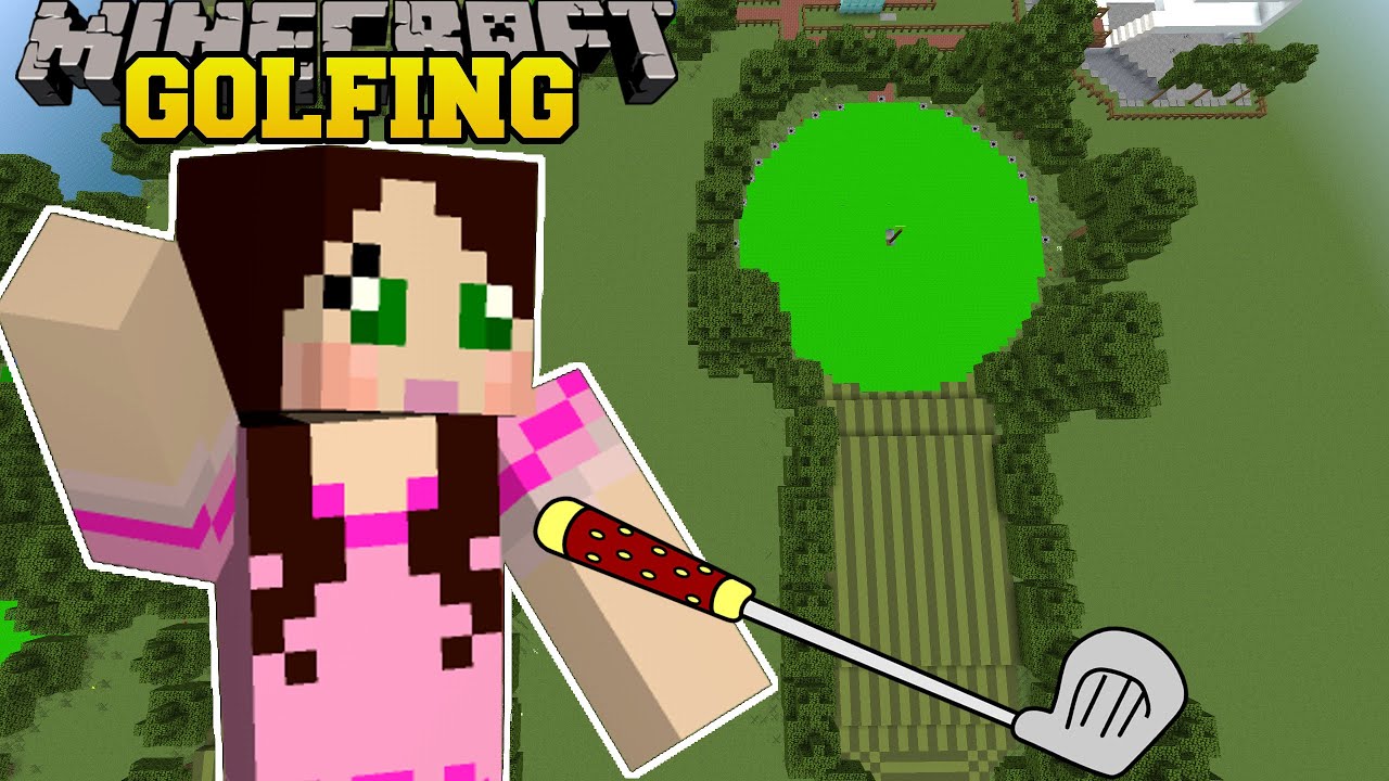 Minecraft: GOING GOLFING! (18 INSANE HOLES!) Mini-Game
