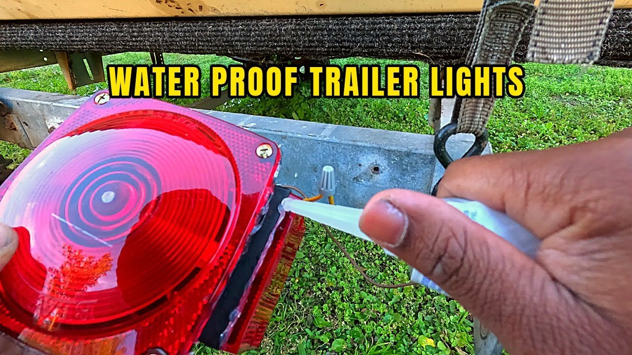 How to Water proof trailer lights
