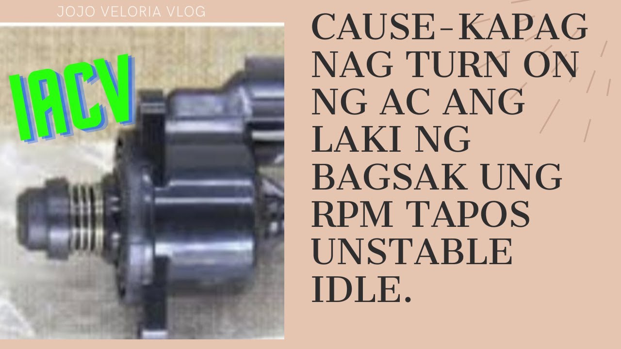 Mitsubishi Lancer GLX- RPM  UNSTABLE IDLE