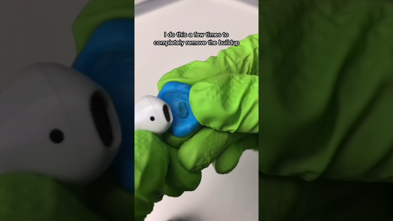 How To Clean AirPods #cleaning #airpods