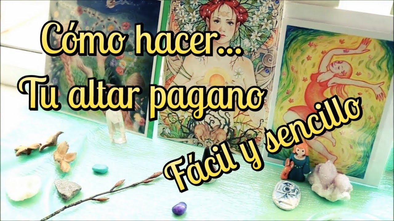 C&oacute;mo hacer tu propio altar pagano con materiales sencillos || El Bosque de Lua