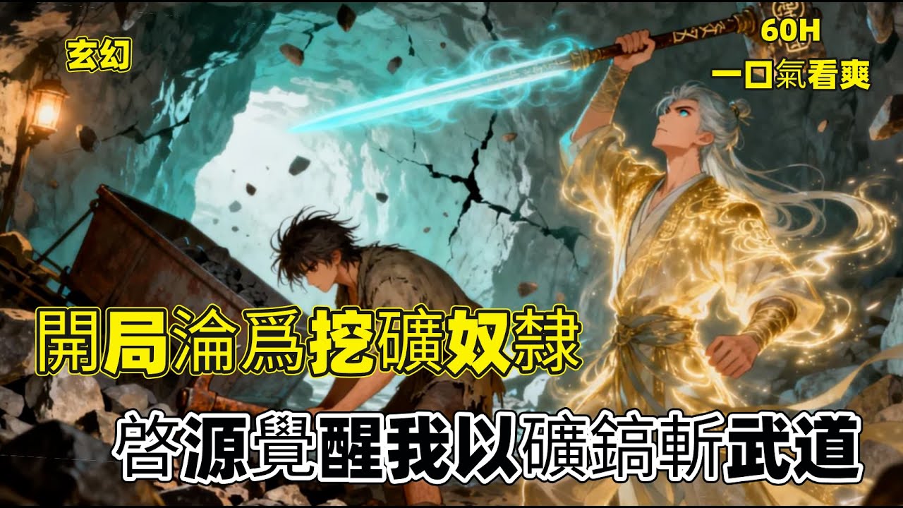 【開局淪爲挖礦奴隸，啓源覺醒我以礦鎬斬武道】孔清穿越到源界舊源區，淪爲挖礦奴隸，每日承受監管壓迫與飢餓折磨。好友付山犧牲後，留下能助普通人成爲武者的啓源石，孔清懷揣希望，伺機借助其力量擺脫卑微..