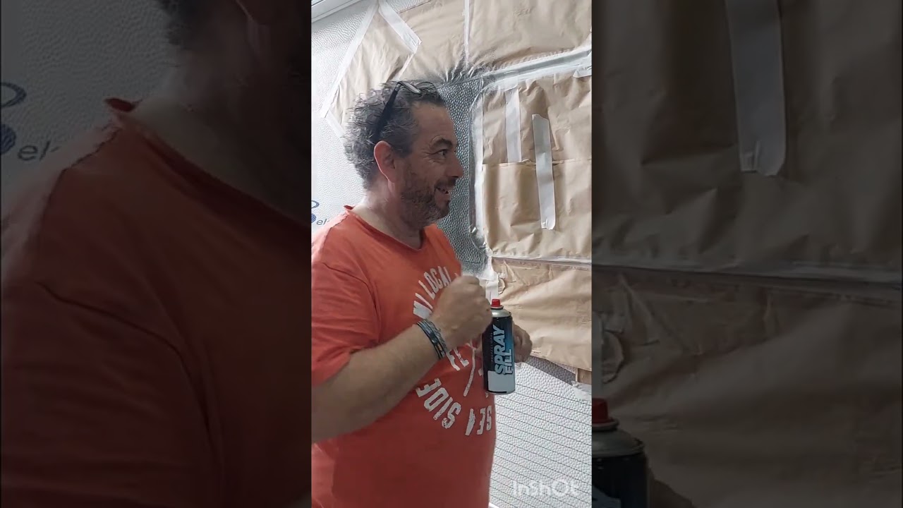 Restauración lateral Burstner Belcanto 560TK de vinilo a pintura