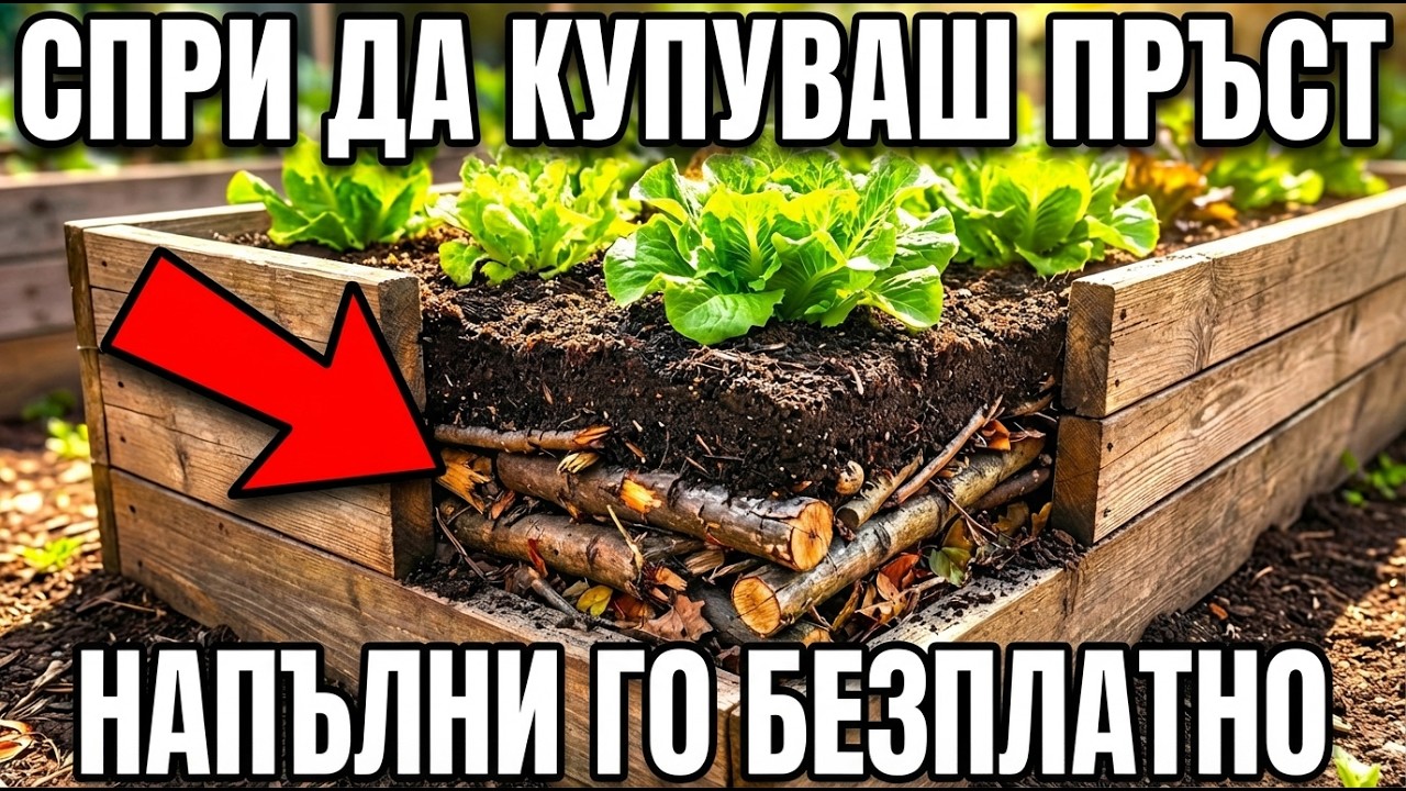 Само Един Слой „Отпадъци“ В Повдигнати Лехи Създава Безкрайна Почва — Защо Да Купуваш Торби?