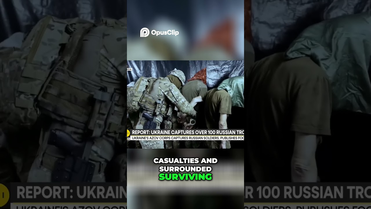 Ukraine's Counteroffensive  Recapturing Territory & Taking Prisoners 