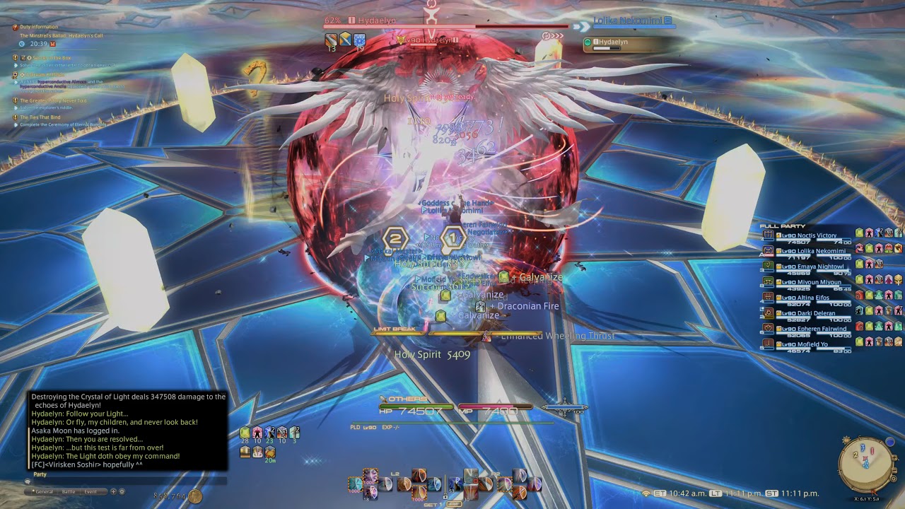 FINAL FANTASY XIV- Hydaelyn Extreme clear