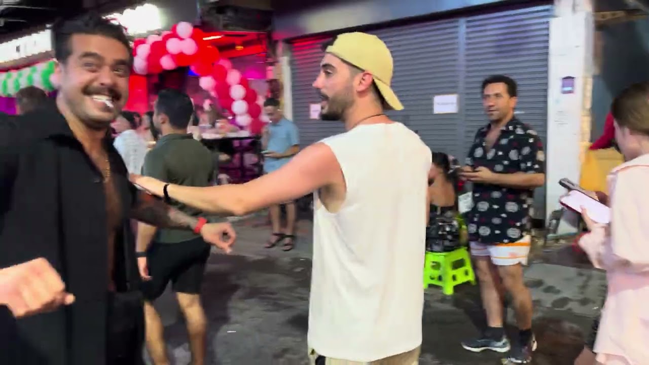 Walking on Soi 6 Pattaya on 17nd of January at 9:45 pm thailand