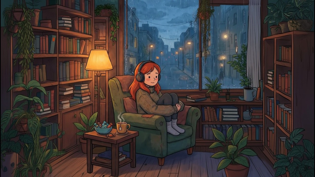 cozy rain ambience [3 hours] 🌧 relaxing music to chill/study to