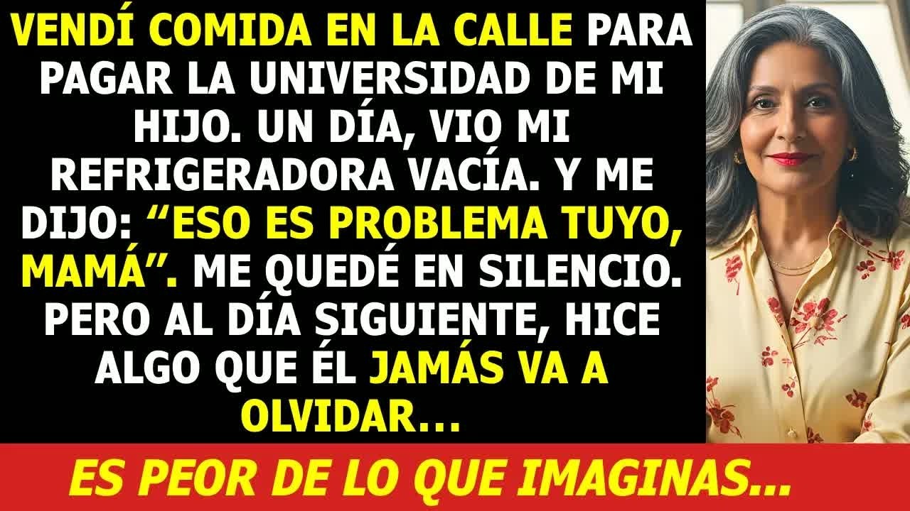 Mi Hijo Abogado Dijo： ＂No es Problema Mío, Mamá＂, al Ver Mi Refri Vacío. Lo Que Hice 18 Días Después
