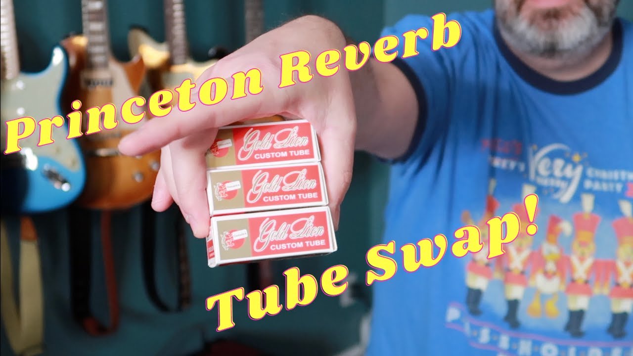 Princeton Reverb Tube Swap