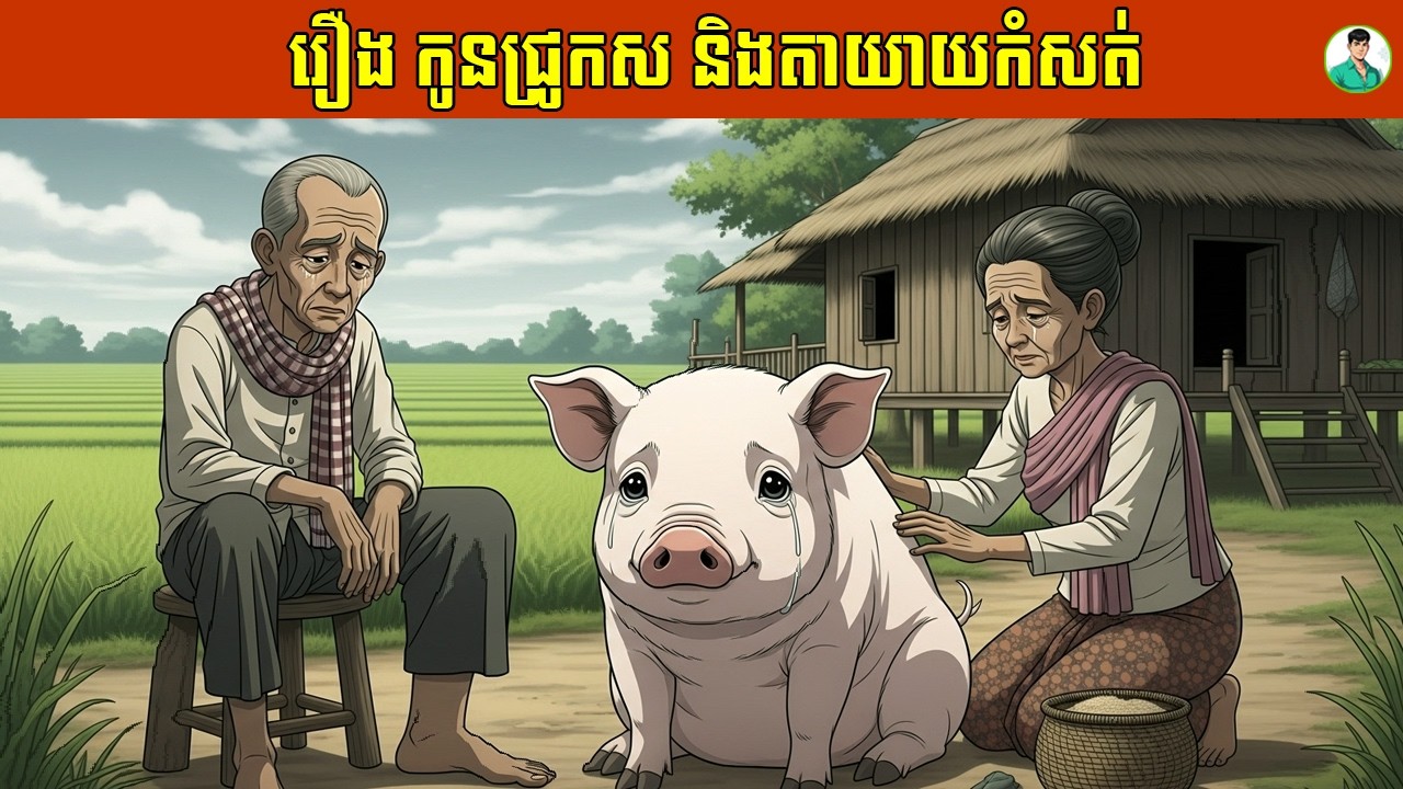 Ep15 | រឿង កូនជ្រូកស និងតាយាយកំសត់ | Pisey Fairy tale Podcast
