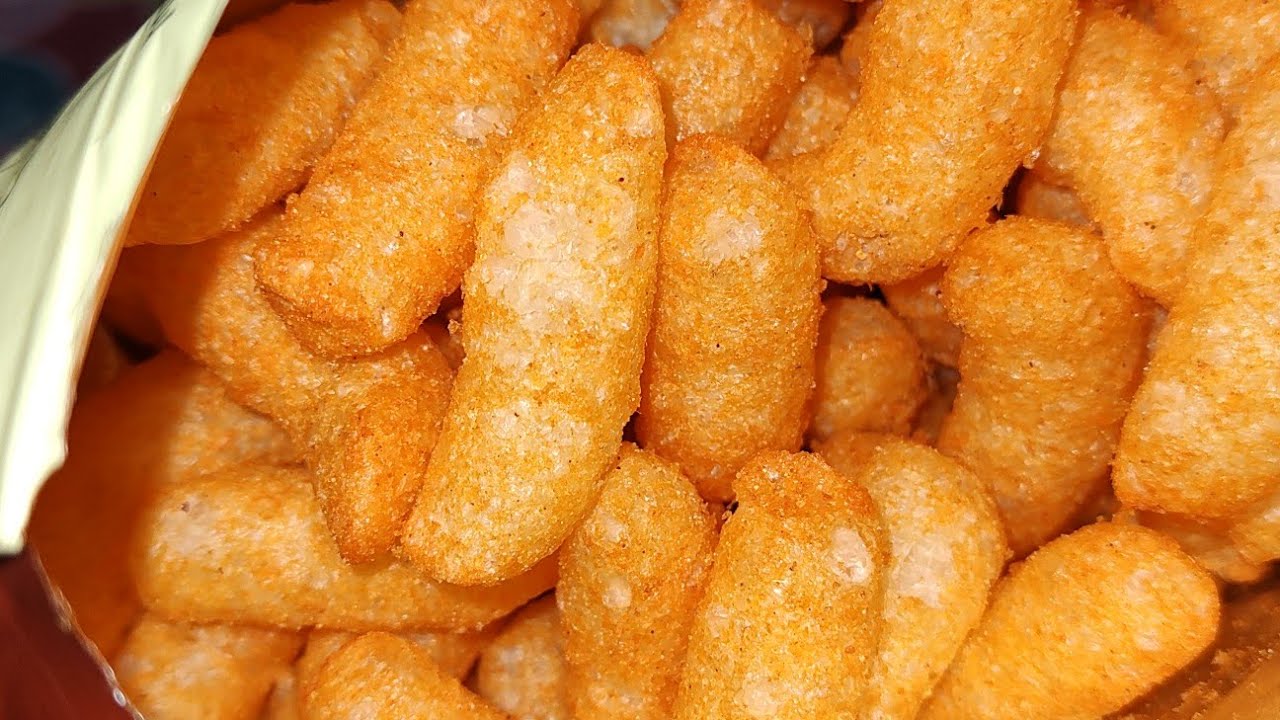 Snack corn puffs so tasty try this in just 5 seconds SUBSCRIBE