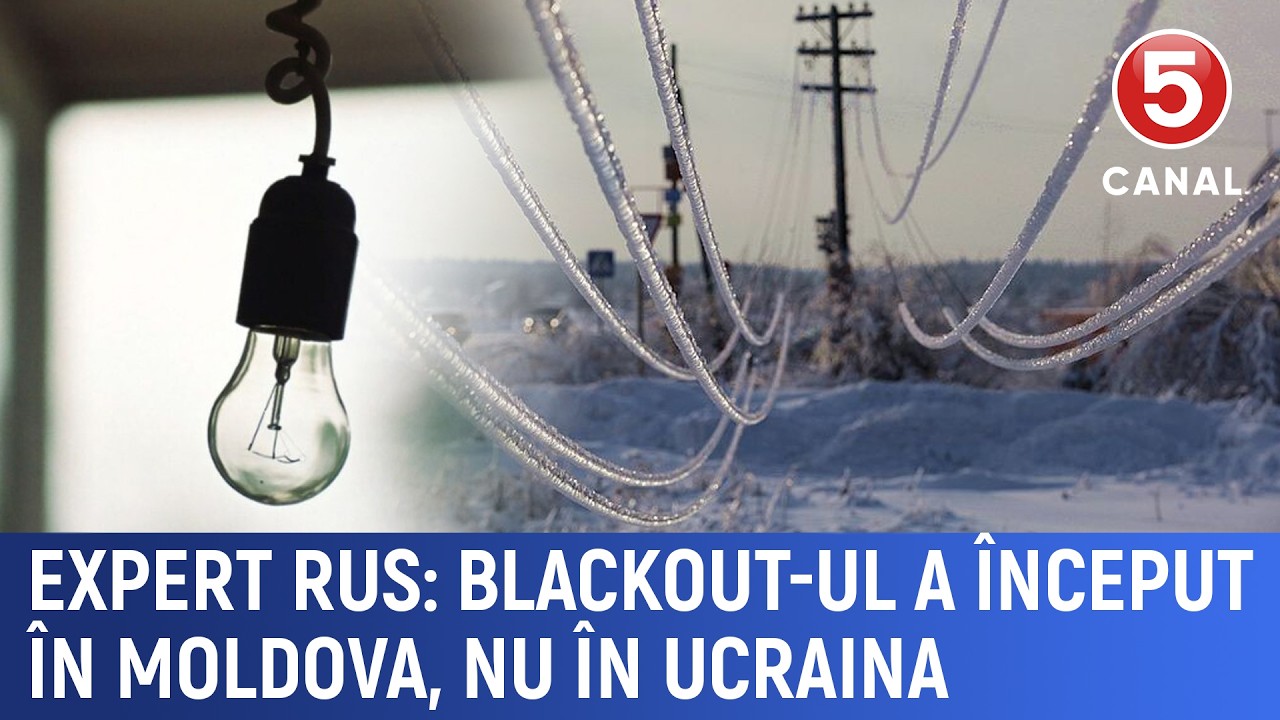 Expert rus: Blackout-ul a început în Moldova, nu în Ucraina
