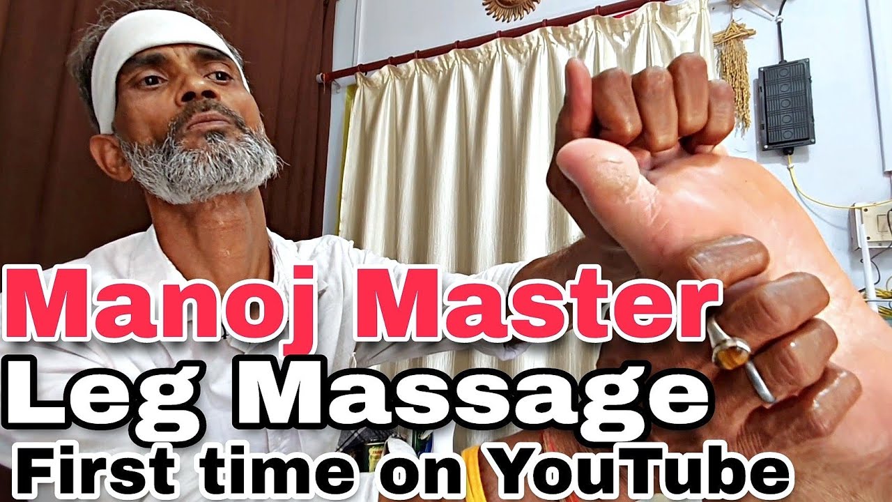 Manoj Master Fabulous Leg Massage | Tok-Sen | Master of Head massage | Asmr Indian barber
