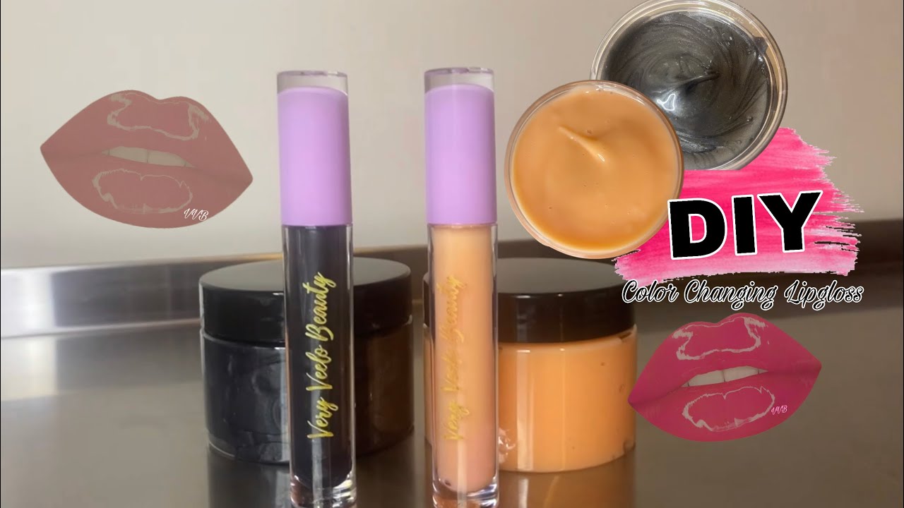 How to make color changing lipgloss | Very Veelo Beauty