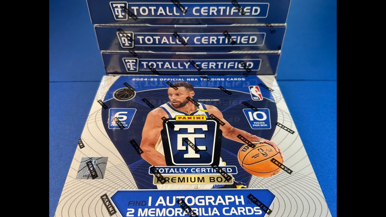 2024 2025 Panini Totally Certified Basketball Hobby Box