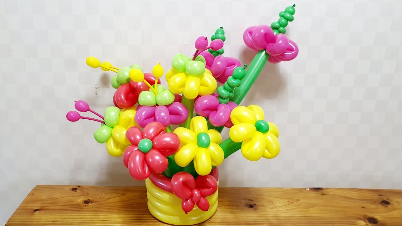 [엄마의풍선아트][어린이날꽃바구니]Balloon Children's day Flower basket