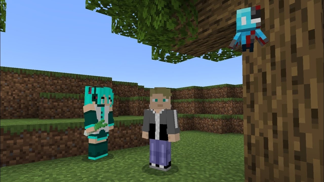 Beating Minecraft with Hatsune Miku