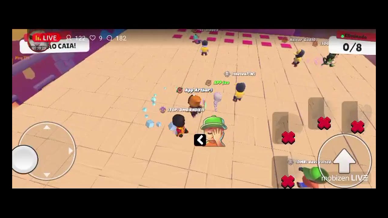 live de stumble guys naqueles pique