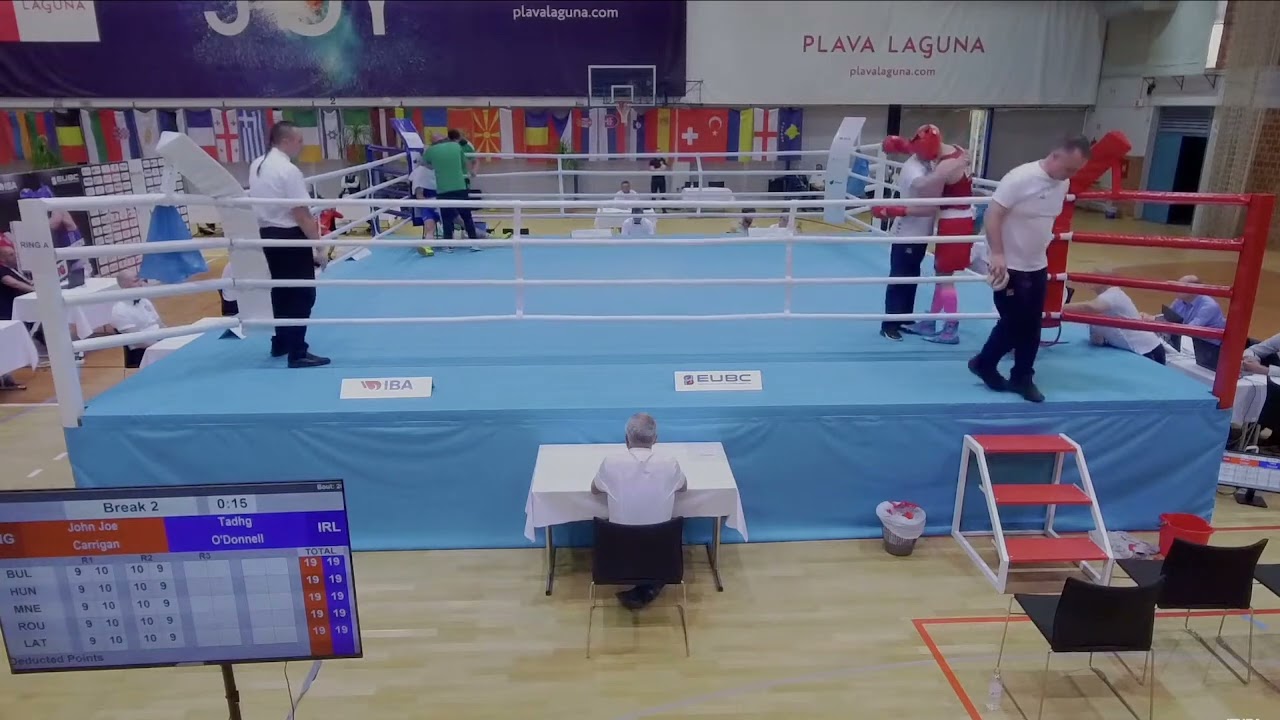 John Joe Carrigan (ENG) vs. Tadhg O'Donnell (IRL) EUBC Youth Championships 2024 SF's (71kg)