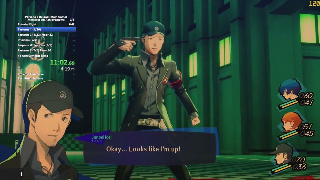 Persona 3 Reload (Main Game) Merciless All Achievements Speedrun (PC Gamepass) 11:44:11