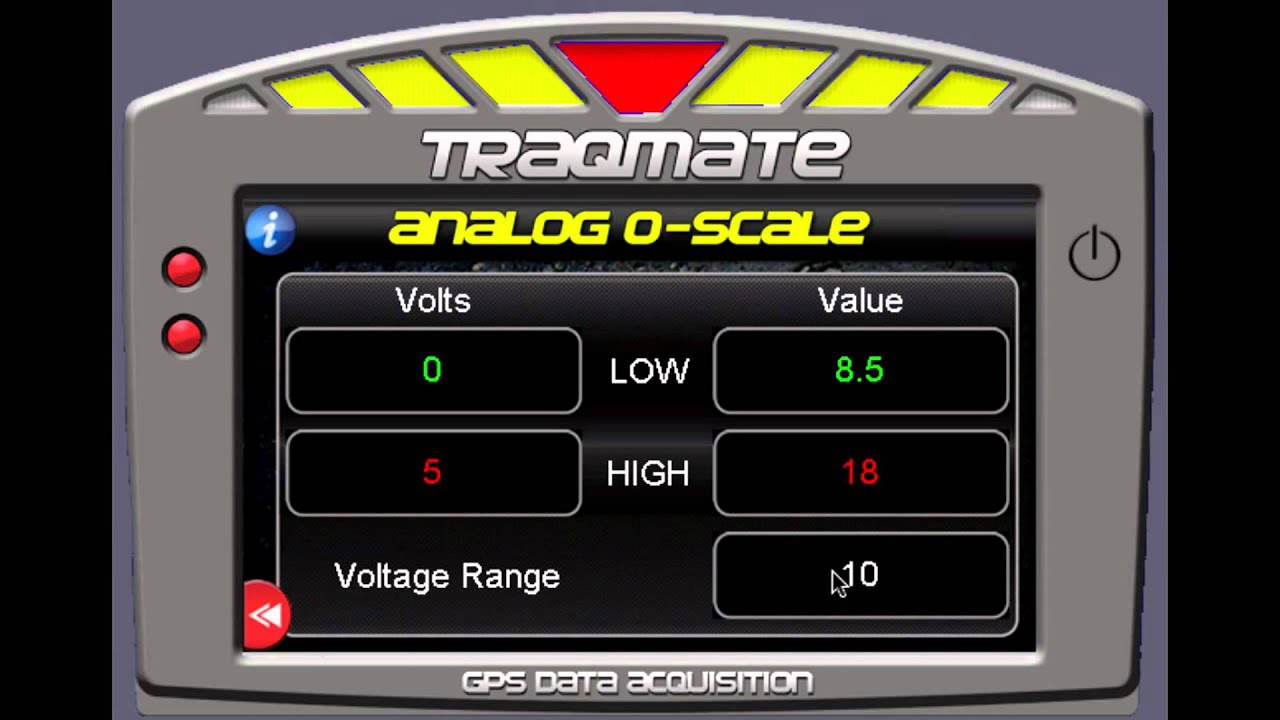 Sensor and Analog Inputs - TraqDash