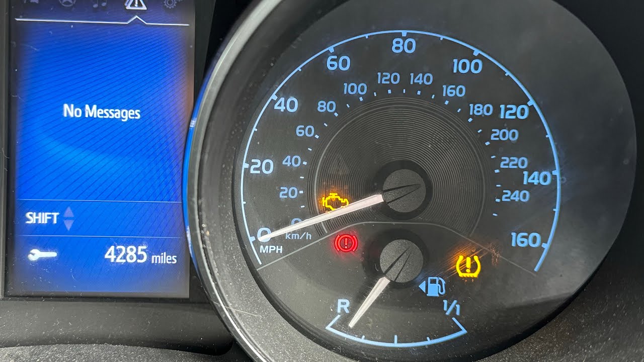 Toyota Auris TPMS Сброс индикатора давления в шинах