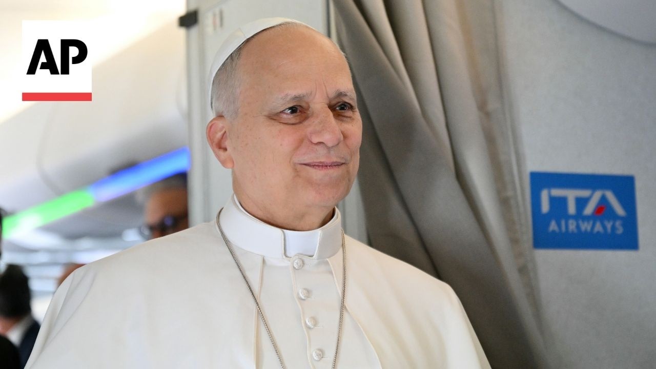 Pope Leo XIV responds to Trump&rsquo;s comments against him in feud over Iran war