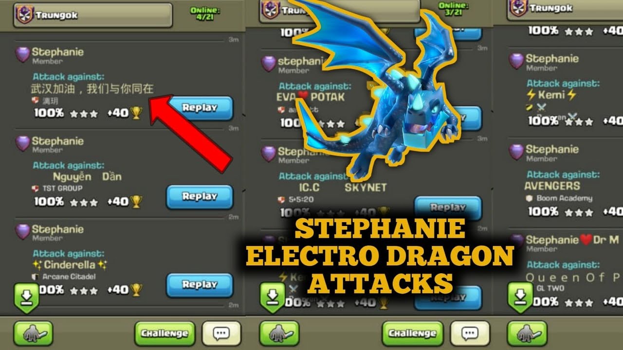 DR MUJTABA & STEPHANIE MASTERS OF ELECTRO DRAGON PART 2 ♥️ CLASH OF CLANS