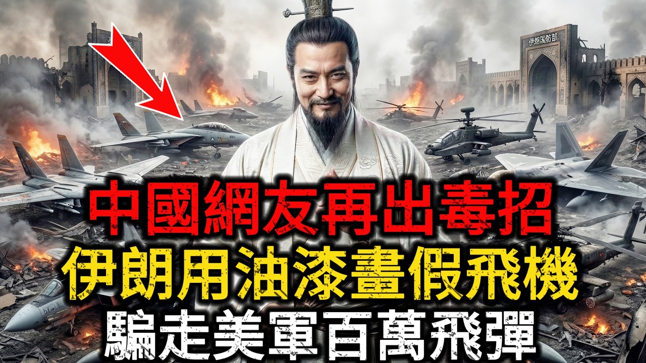 【深度起底】又是中国网友，伊朗画假飞机看傻五角大楼，用500万炸弹炸一滩油漆？美军中东陷入疯狂大消耗，为什么伊朗引起无数中国人共情