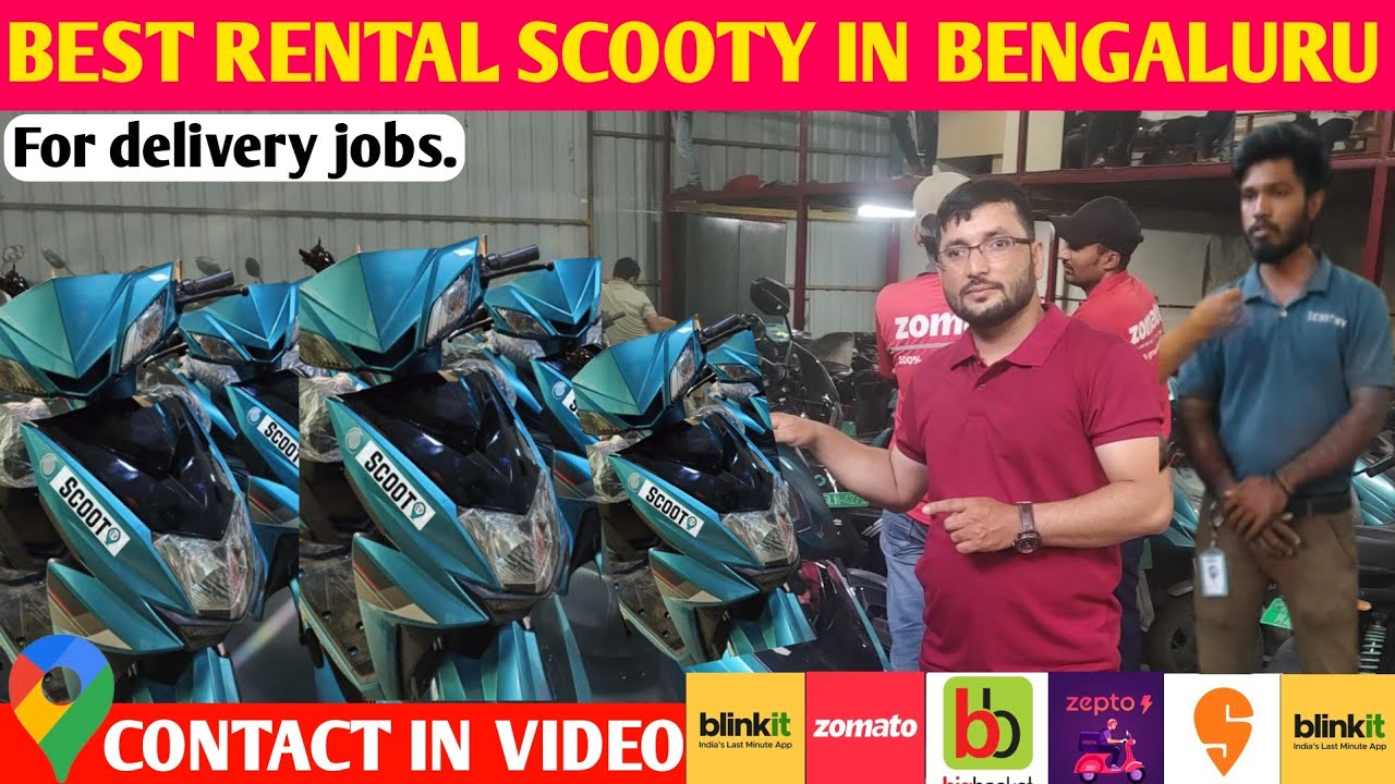 scoot ev rental full details || rental scooty in Bangalore || sun mobility rental scooty #scootev