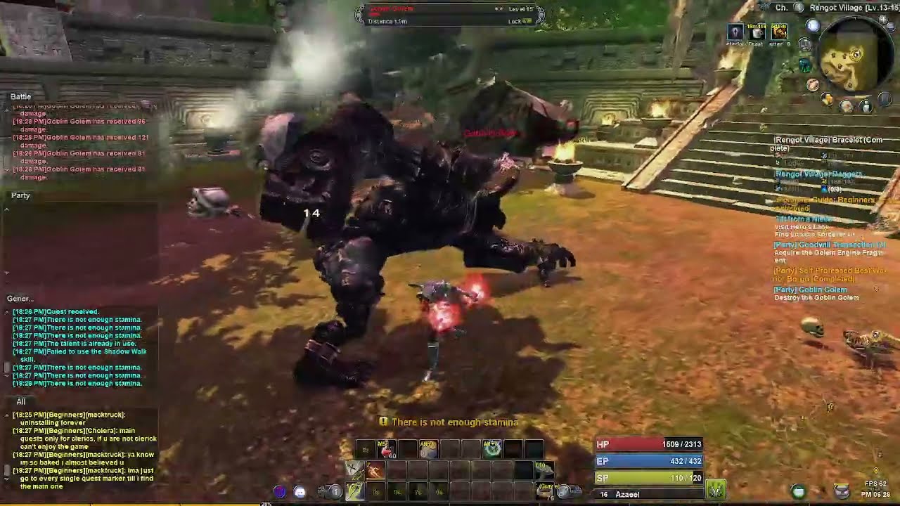 Rengot Village - Goblin Golem [RaiderZ Legend]