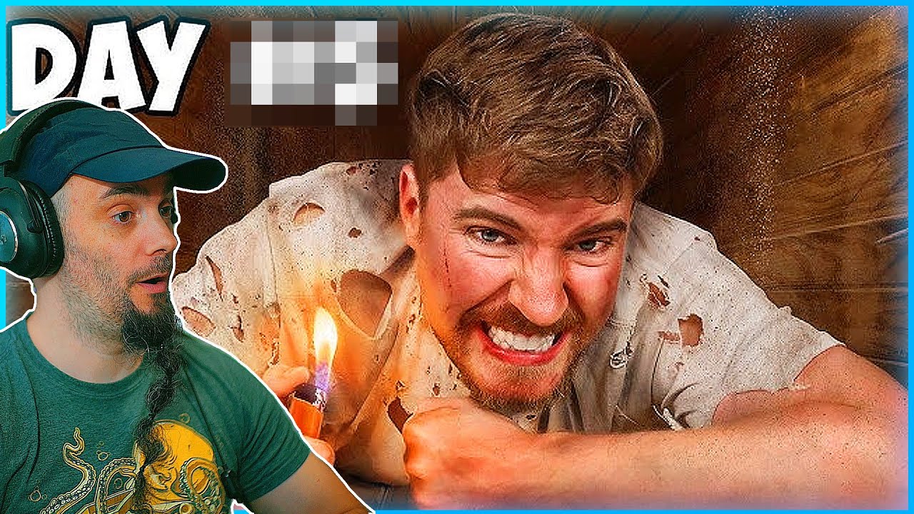 Mr Beast es Enterrado Vivo - Record de Tiempo