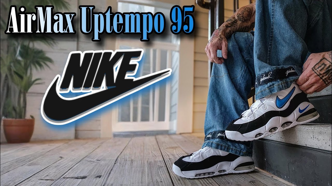 Обзор кроссовок Nike Air Max Uptempo 95 «Orlando/Photo Blue» и их характеристики на ногах