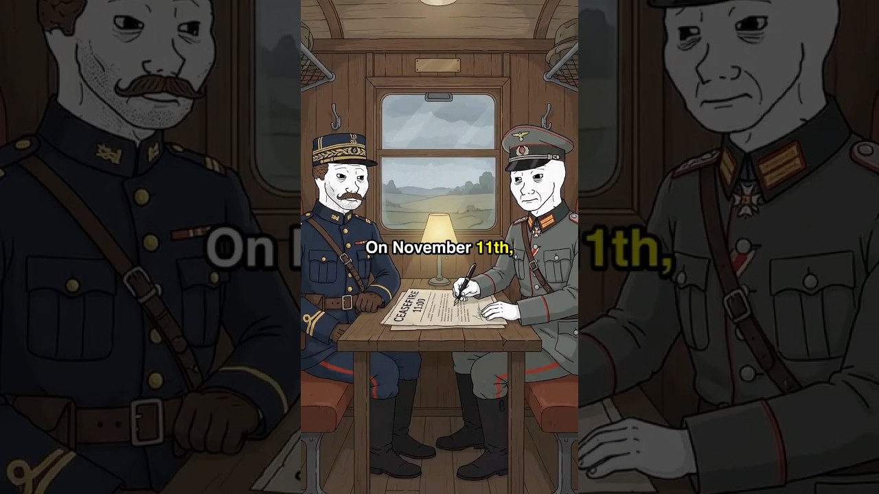 The Last Person to Die in WWI 🕒😢 #history #animation #wojak
