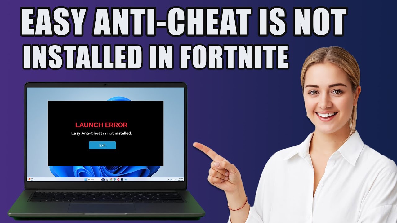 Как исправить ошибку Easy Anti Cheat, которая не установлена ​​в Fortnite | Быстрый и простой метод