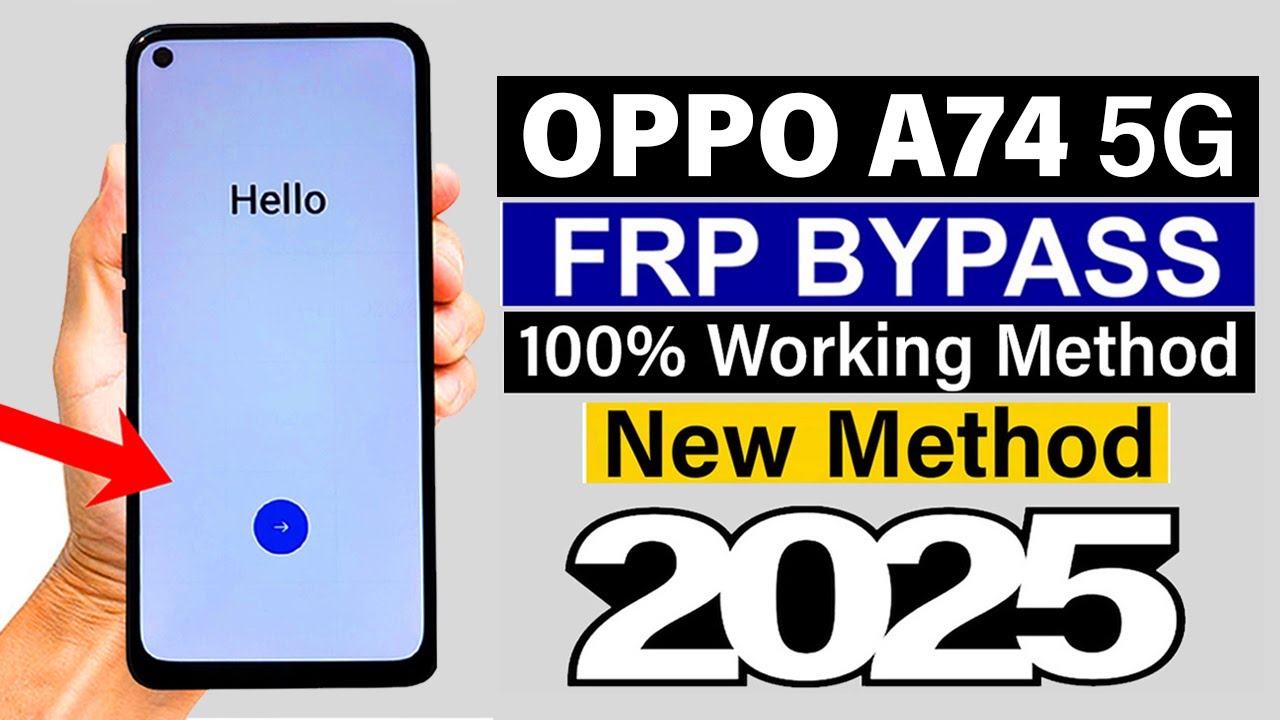 OPPO A74 5G - Delete Google Account/ FRP Bypass | 100% Working (Without Pc)