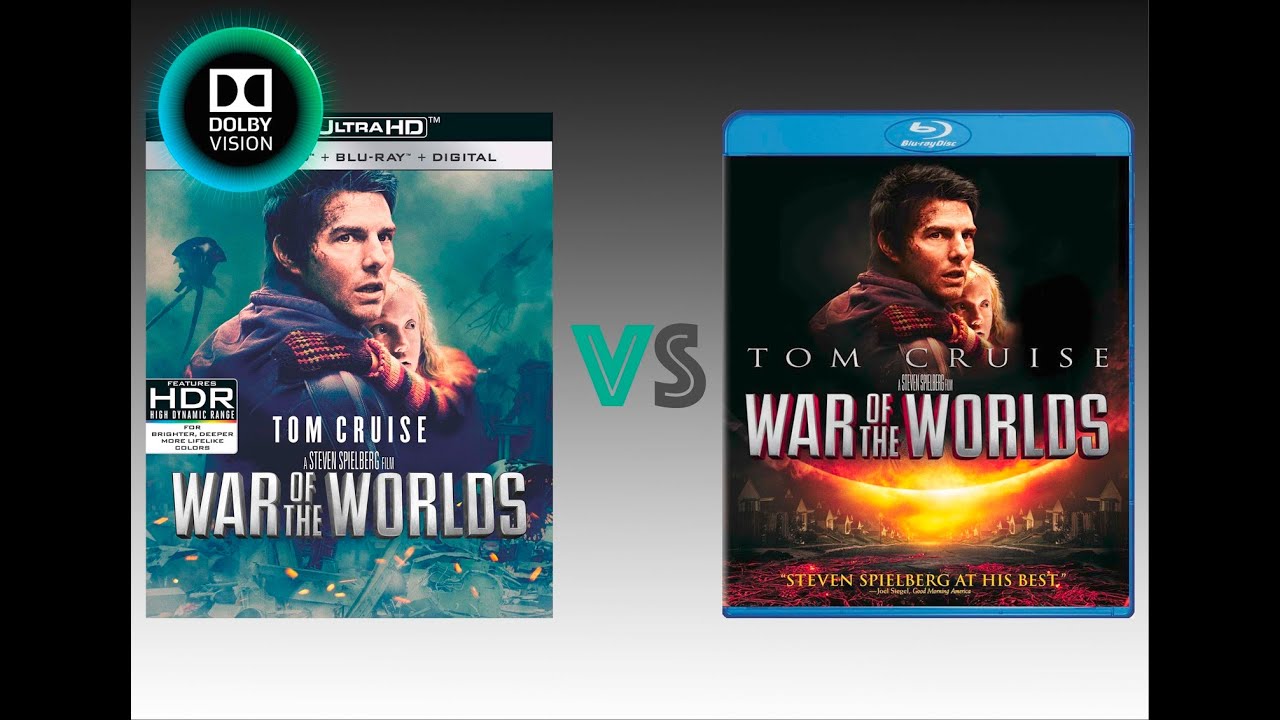 ▶ Comparison of War of the Worlds 4K (4K DI) Dolby Vision vs Regular Version
