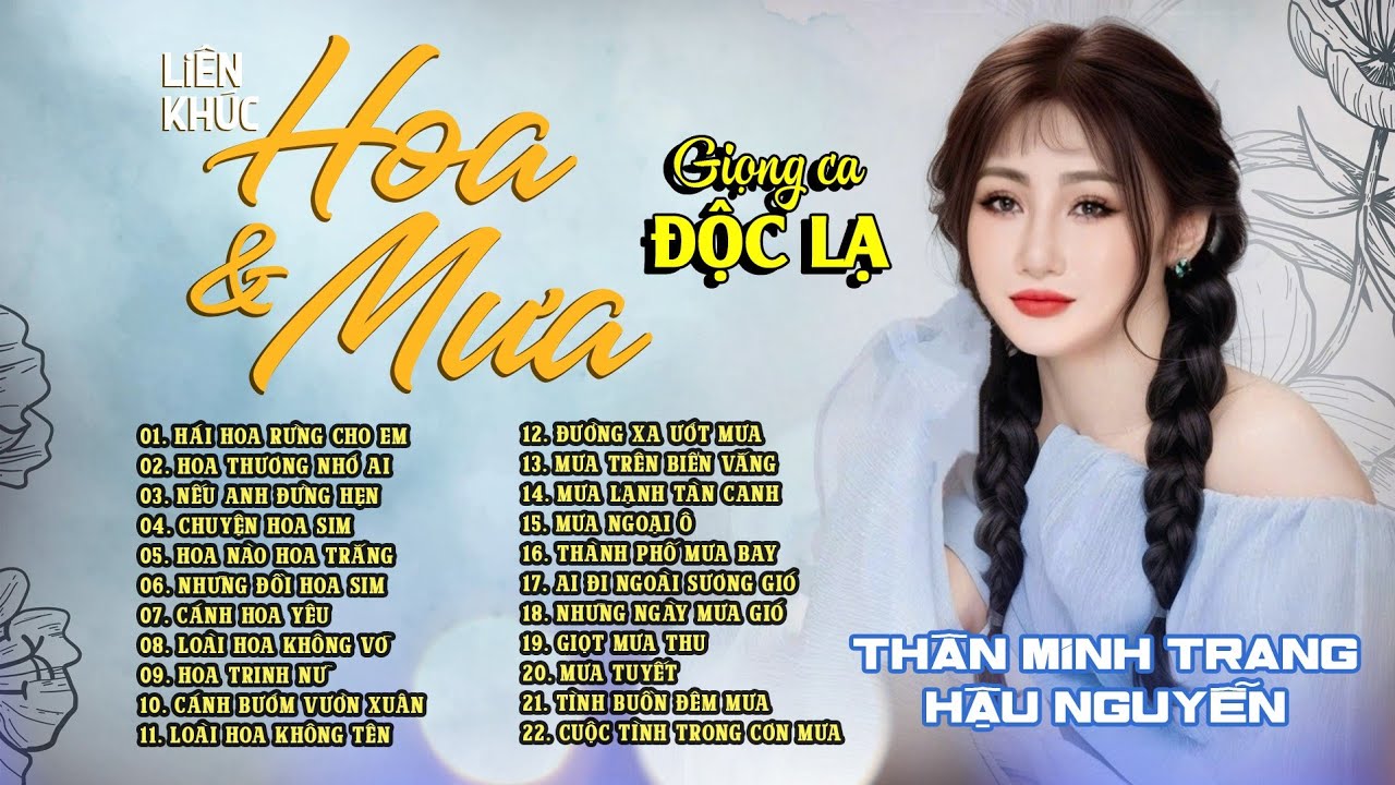 LK HẢI NGOẠI HOA VÀ MƯA - Thân Minh Trang (Giọng ca Đa Thể Loại)& Hậu Nguyễn| Đẳng Cấp Chachacha Mới