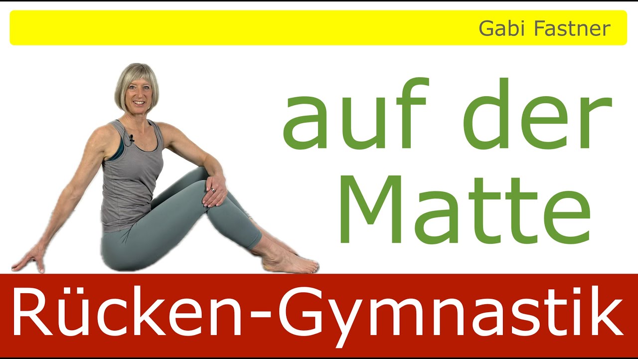 🍎 20 min. Rücken Gymnastik auf der Matte, stabil, mobil, schmerzfrei | ohne Geräte